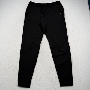 UNRL Jogger Pants Mens Medium Black Stretch Knit Elastic Waist Athletic Gym